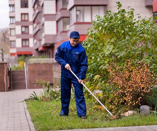 Уборка территории в Темрюке и  Краснодарском крае