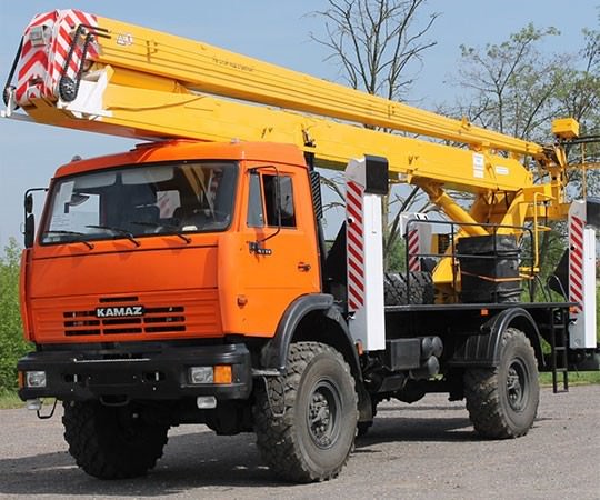 Аренда автовышки в Темрюке и  Краснодарском крае