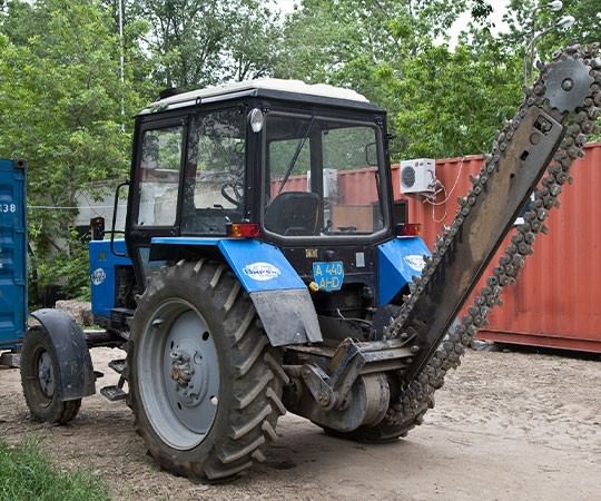 Траншеекопатель в аренду в Темрюке и  Краснодарском крае